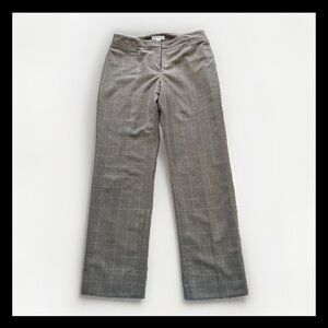 VTG Pendleton Womens Tan Plaid 100% Virgin Wool Pants High Rise Lined Sz 10 P57